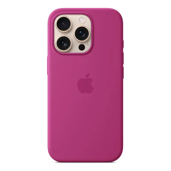 Imagem do produto Apple - Capa de silicone fúcsia com Magsafe e controle de câmera para iPhone 16 Pro - Distribuidor Autorizado