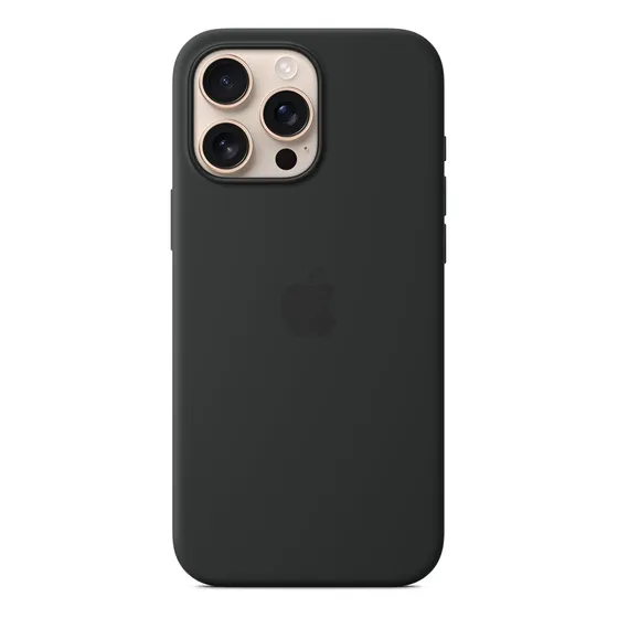 img of Apple - Capa De Silicone Preta Com Magsafe E Controle De Câmera Para Iphone 16 Pro Max - Distribuidor Autorizado Preto