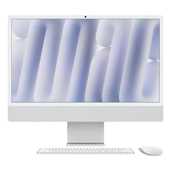 img of Apple iMac (Tela Retina 4.5K de 24", Chip M4 da Apple com CPU de 10 núcleos, GPU de 10 núcleos e Neural Engine de 16 núcleos, Memória unificada 16GB, SSD de 256GB) - Prateado