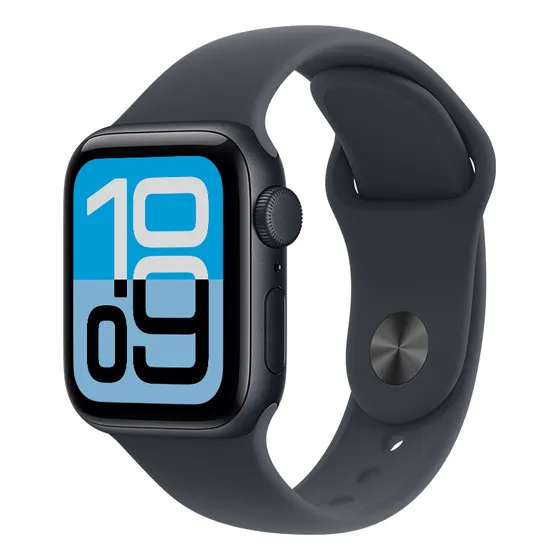 img of Apple Watch SE 3 GPS + Cellular • Caixa meia-noite de alumínio – 40 mm • Pulseira esportiva meia-noite – P/M - Distribuidor Autorizado