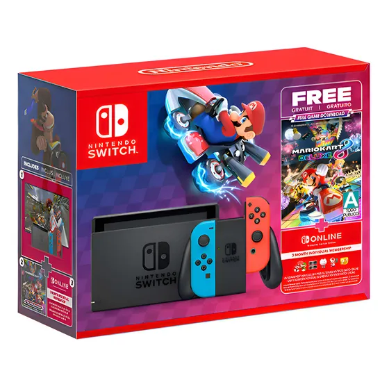 Imagem do produto Console Switch V2 32GB + Mario Kart 8 Nintendo