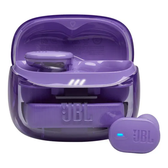 img of Fone De Ouvido Bluetooth Jbl Tune Buds 2 Transparente Roxo