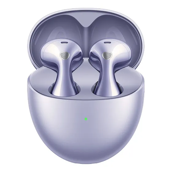 img of Fone de Ouvido Sem Fio HUAWEI FreeBuds 6 Som Verdadeiro com Driver Duplo Chamadas Estáveis ​​e Claras Uso Adaptável à Orelha Cancelamento de ruído ANC de Encaixe Aberto Roxo