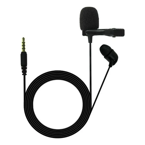 Imagem do produto Microfone Lapela Com Fone Ouvido Jbl Cslm20 Cabo 2m Celular Cor Preto