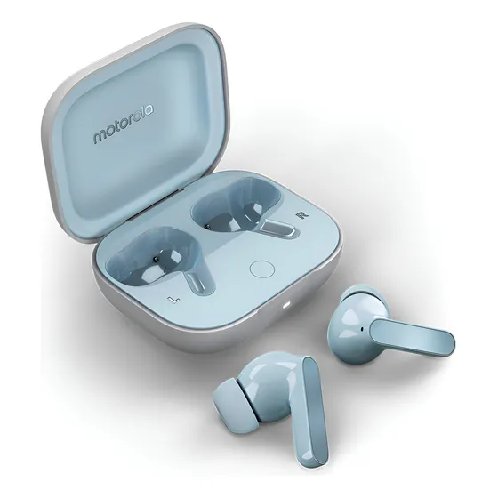 Imagem do produto Motorola Fone De Ouvido Sem Fio Bluetooth Motorola Moto Buds Cor Light blue Luz Branca