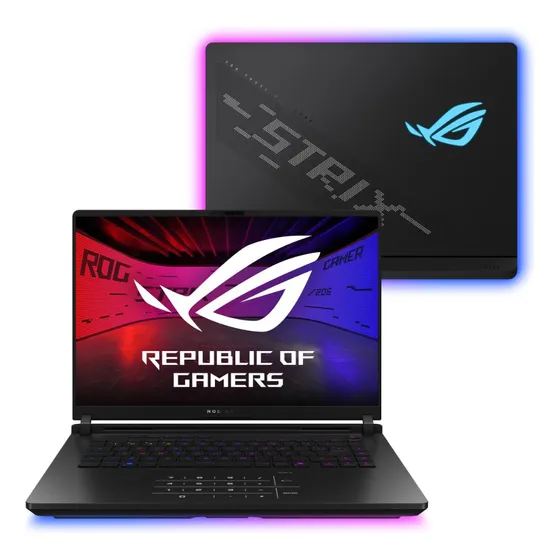 img of Notebook Gamer Rog Strix Scar G16 G635lw Nvidia Rtx5080 Intel Core Ultra 9 275hx 32gb Ram 2tb Ssd Windows 11 Tela 16 240hz Fhd Black - Rw013w