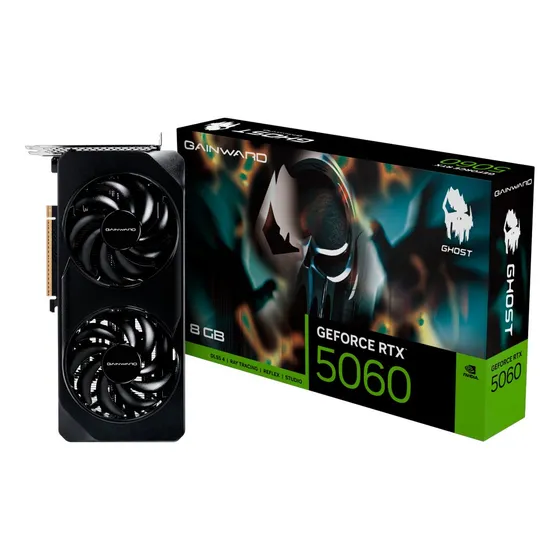 Imagem do produto Placa De Vídeo Gainward Rtx 5060 Ghost 8gb Gddr7 128 Bits