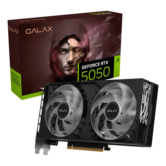 Imagem do produto Placa De Vídeo Galax Rtx 5050 8gb Gddr6 128 Bits 1 Click Oc