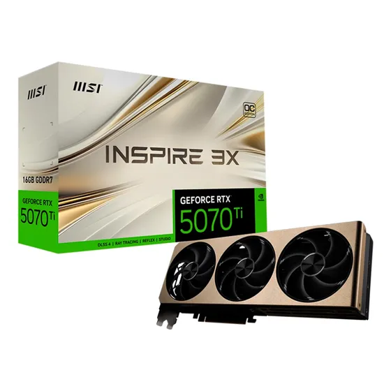 Imagem do produto Placa De Vídeo Msi Nvidia Rtx 5070 Ti 16gb Gddr7 256 Bits