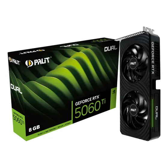 Imagem do produto Placa de vídeo Palit Geforce Rtx 5060 Ti Dual Gddr7 Vx de 8 GB