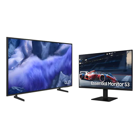 Imagem do produto Samsung Vision Ai Tv 43 Qled 4k + Monitor Gamer Samsung 27