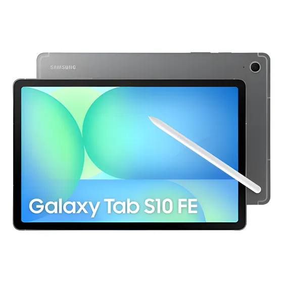 Imagem do produto Tablet Samsung Galaxy Tab S10 FE 5G, 128GB, 8GB RAM, Tela Imersiva de 10.9" 90Hz, Camera Traseira de 8MP, Câmera Frontal de 13MP Ultra Wide, Wifi 6, IP68, Android 15Cinza