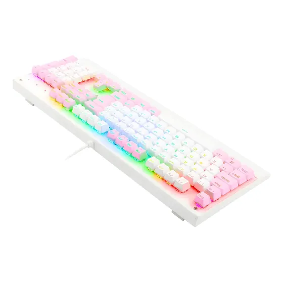 Imagem do produto Teclado Gamer Kala Rosa Branco K557pw-rgb Redragon
