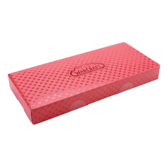 Imagem do produto Teclado Mecanico Horda Do World Of Warcraft Preto E Vermelho Preto Português