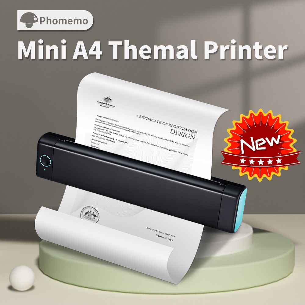 Impressora Térmica Portátil Phomemo M08F